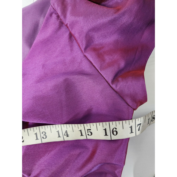 Alfred Sung Women's Maxi Formal Taffeta A-Line Gown Dress, Size 6, In Paradise - Picture 8 of 12